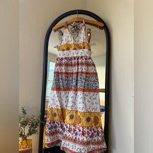 Floral Multicolor Maxi Dress